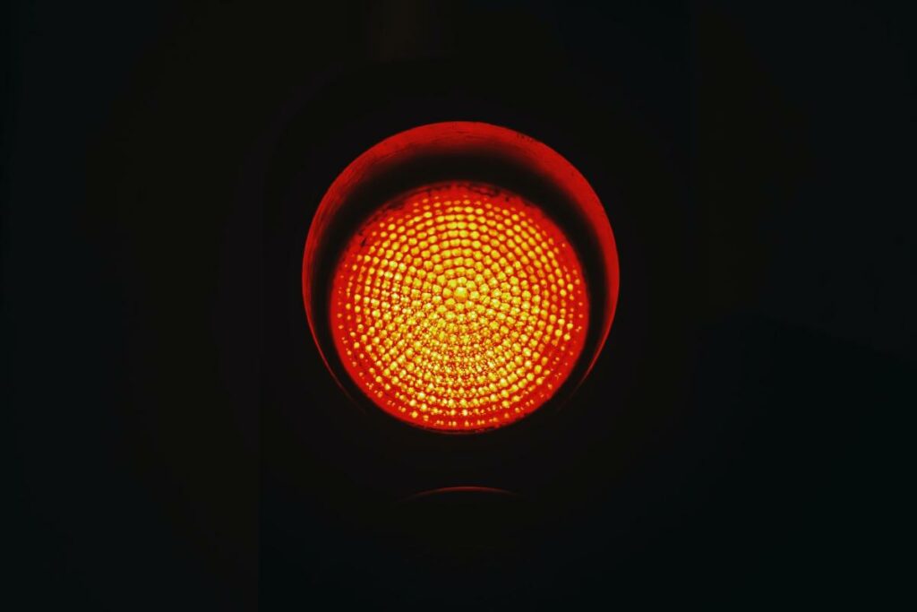 Red light.